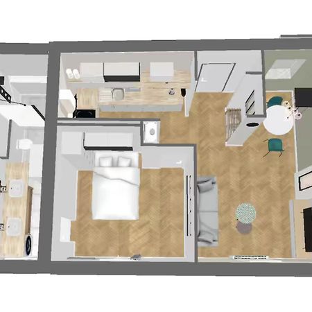Appartchic - Appartement Standing - Plein Centre & Parking Prive Créon Exterior photo